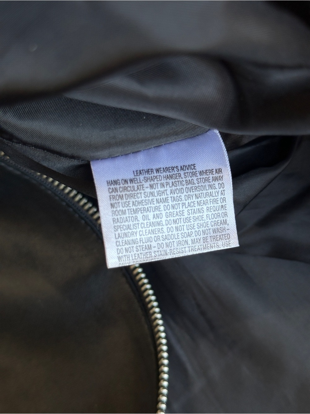 Claude Lamont Leather Jacket L Cropped Zip Biker Downtown Girl Minimalist - Picture 11 of 13